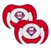 BabyFanatic Official Sport Pacifier 2-Pack - MLB Philadelphia Phillies - 2 of 3
