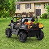 24V Kids Ride-on Dump Truck with Remote Control, 2-Seater 4WD w/Working Dump Bed & Shovel - 3 of 4