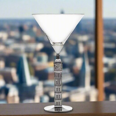 Godinger Big Ben Martini Glass - Thumbnail 2