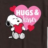 Men's - Peanuts - Snoopy Hugs And Kisses Short Sleeve Graphic T-Shirt - 2 of 4
