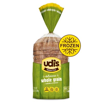 Udi's Gluten Free Frozen Whole Grain Bread - 18oz