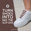 The Original Stretchlace No-Tie Silicone Elastic Shoelaces – Brown Tieless Shoe Laces (1 Set) - 4 of 4