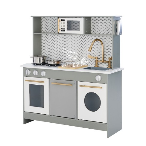 Teamson Kids - Biscay Delight Classic Play Kitchen - Mint
