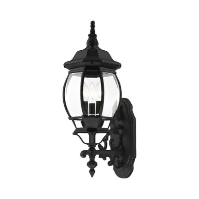 Livex Lighting Frontenac 3 - Light Wall Light in  Textured Black