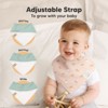 8pk Organic Baby Bandana Bibs, Baby Drool Bibs for Baby Boy, Girl, Baby Bibs for Infant, Newborn - 2 of 4