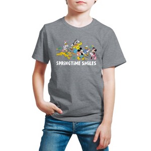 Boys' - Disney - Springtime Smiles Short Sleeve Graphic T-Shirt - 1 of 4