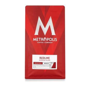 Metropolis Redline Espresso Medium Dark Roast Whole Bean Coffee - 10.5oz