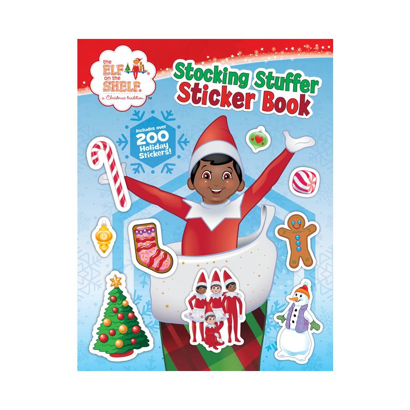 The Elf on the Shelf: Stocking Stuffer Sticker Book - by  The Lumistella Company (Paperback), 1 of 2