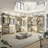 Aheaplus 80"-120" Closet System with Door and Wooden Drawers - 2 of 4