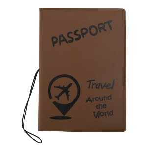 Unique Bargains Airplane Location Marker Passport Holder 1 Pc - 1 of 4