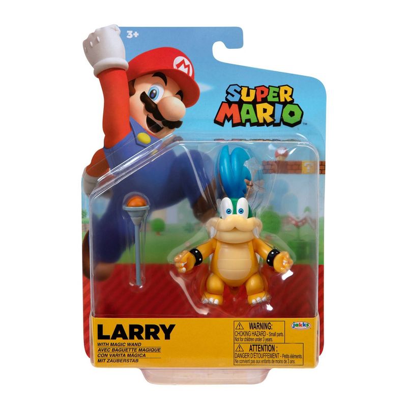 Nintendo Super Mario Larry Koopa with Magic Wand Figure Wave 24, 1 of 6