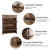 Freestanding Shoe Storage Cabinet with Drawers & Legs - 3 of 4