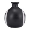 Sagebrook Home Ceramic Vase - Round Abstract Vase - Contemporary Home or Office Decor - 3 of 4