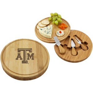 NCAA Texas A&M Aggies Bamboo Cheese & Charcuterie Board - 1 of 4