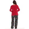 Just Love Womens Plush Pajama Pant Set with Matching Socks  Fun, Cozy Sleepwear with Sayings - 3 of 4