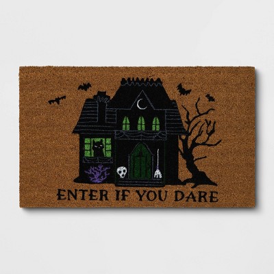 1'6"x2'6" Haunted House Coir Doormat - Hyde and EEK! Boutique™