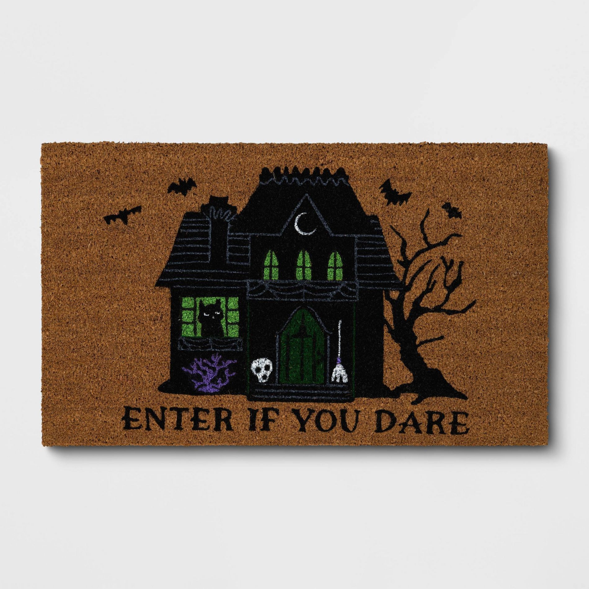1'6"x2'6" Haunted House Coir Doormat - Hyde and EEK! Boutique™