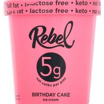 Rebel Ice Cream Birthday Cake Ice Cream - 16oz