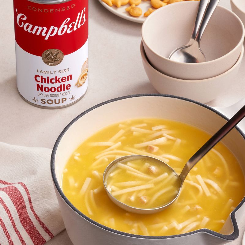 Campbell&#39;s Condensed Family Size Chicken Noodle Soup - 22.4oz, 3 of 16