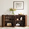 Spruce & Spring 70-inch Wide Modern Sideboard Cabinet with Semi-Cylindrical Columns - 4 of 4