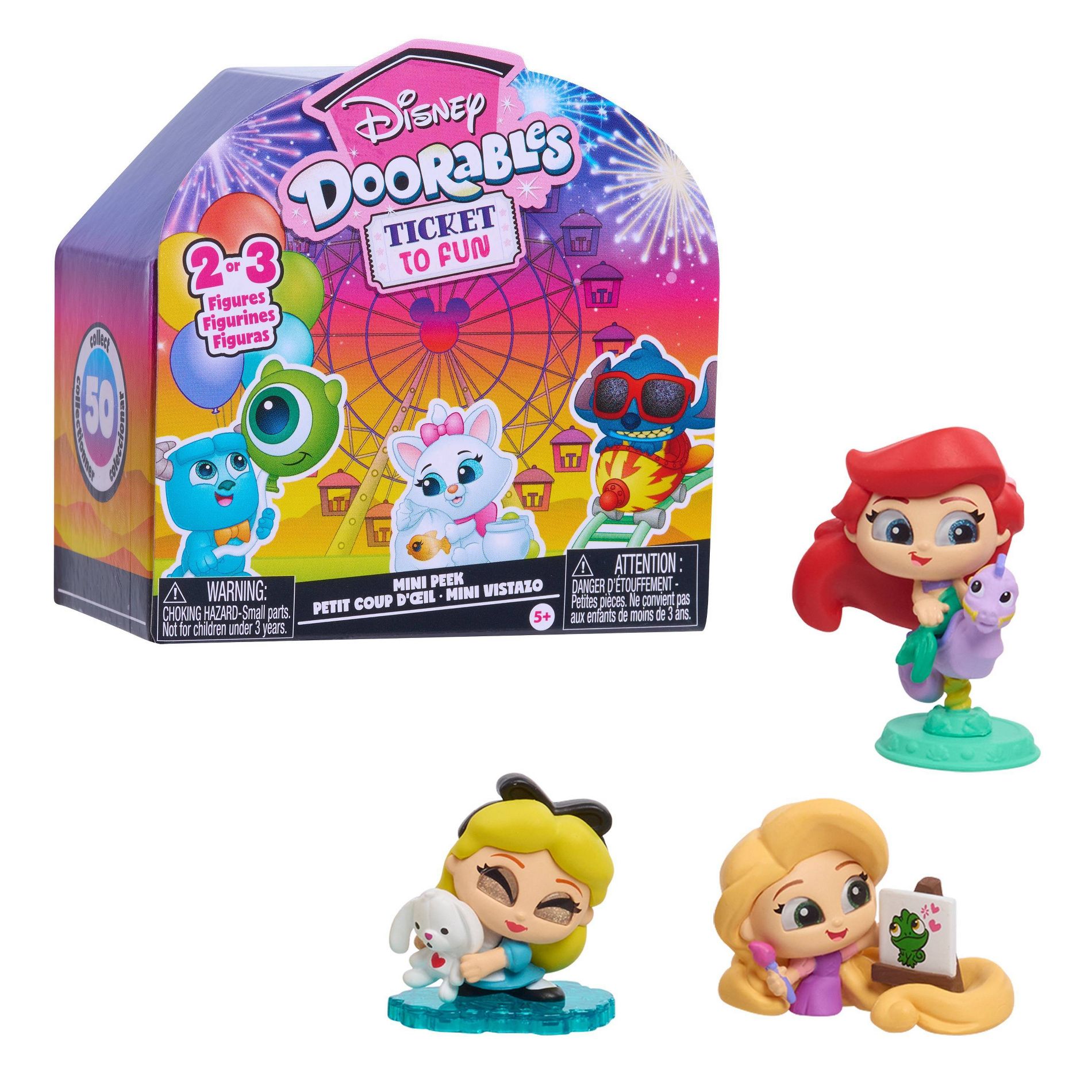 Disney Doorables Ticket to Fun Mini Peek Series 16 Festival-Themed Figures