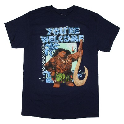 Moana Men's Maui Your Welcome Adult Graphic Short Sleeve T-Shirt