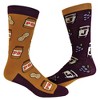 Crazy Dog T-Shirts Youth Food Dill With It, Ice Cream, Naps & Snacks, & PBJ Socks Bundle 4-Pack - 3 of 4