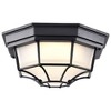 Nuvo Lighting 1 - Light Flush Mount in  Black - 4 of 4