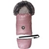 Cover Baby 0-3 Years Organic Premium Gray Wool Adjustable Footmuff in Pastel Pink - 3 of 4