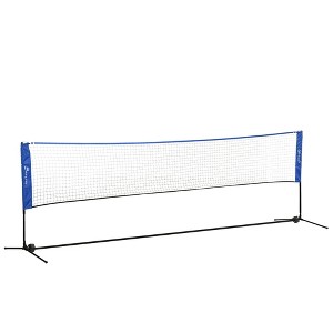 Soozier 14' Badminton Net, Portable Volleyball Net for Tennis, Badminton and Pickleball Backyard Games - 1 of 4