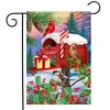 Briarwood Lane Winter Christmas Garden Flag 12x18 For Outdoor Winter Mailbox For Christmas Garden Flag Flags For Outside - 2 of 4