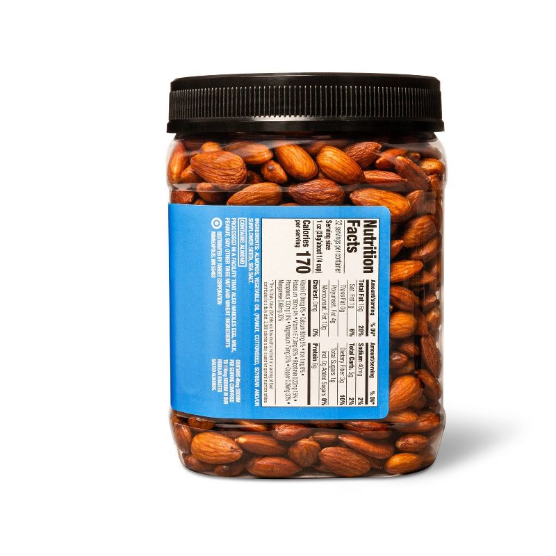 Lightly Salted Roasted Almonds - 32oz - Good &#38; Gather&#8482;, 4 of 5