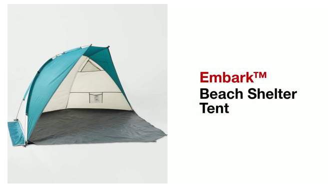 Beach Shelter Tent - Embark&#8482;, 2 of 16, play video