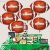 KatchOn, Football Balloons for Football Party Decorations - 18 Inch, Pack of 6 | Football Foil Balloons for Football Decorations for Party - 3 of 4