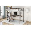 Space-Saving Twin Loft Bed with Desk & Shelf - 3 of 3