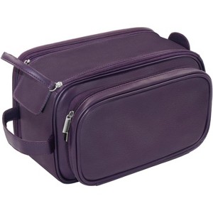 Toiletry Bag Men Large Leather Durable Extra for Men, Travel Organizer Dopp - 1 of 4