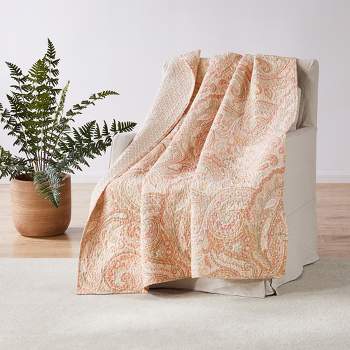 Spruce Blush Quilted Throw - Levtex Home