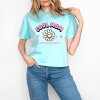 Simply Sage Market S.W.Smiley Cool Mom Flower Boxy Crop Top - 2 of 4