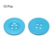 Unique Bargains Resin Craft DIY Round Flat 4-Hole Replacement Sewing Buttons 10 Pcs - 3 of 4