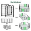 GOTGELIF 16 Panels 40" Height Dog Playpen Heavy Duty Pet Fence Indoor Outdoor - 2 of 4