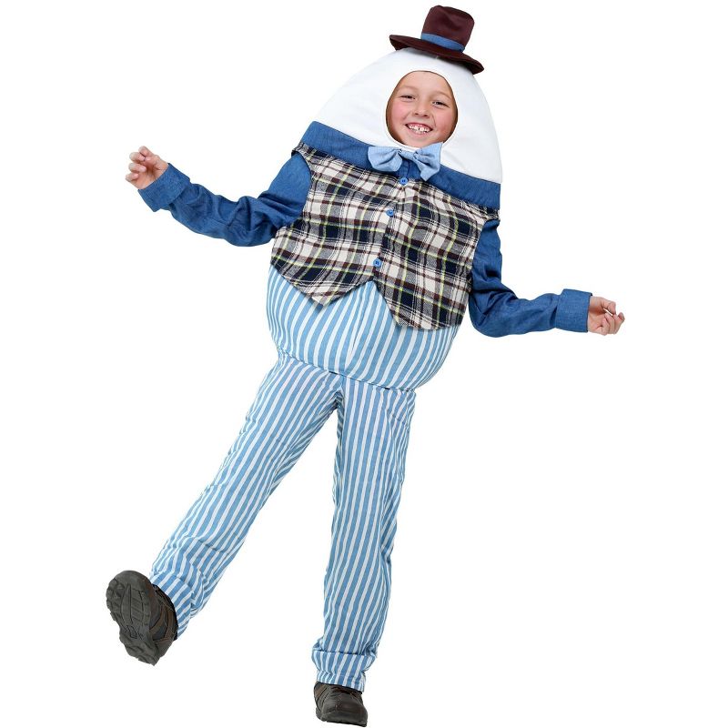 HalloweenCostumes.com Classic Humpty Dumpty Costume for Kids, 1 of 3