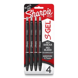 Sharpie Gel Pens S-Gel 0.7mm Black - 1 of 4