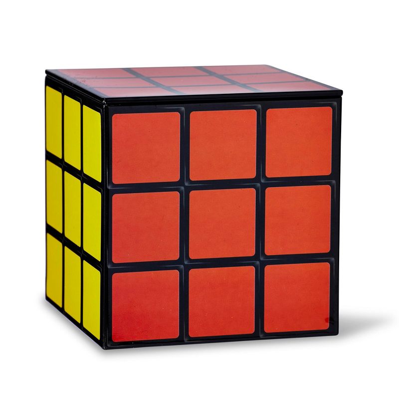 Toynk Puzzle Cube 4 x 4 Inch Tin Storage Box, 3 of 7
