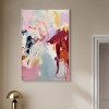 Art Remedy Burgundy over Lavender Retro Abstract Wall Art Framed - 2 of 4
