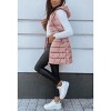 Imily Bela Oversized Hooded Puffer Vest Long Sleeveless Quilted Winter Outerwear for Women - 4 of 4