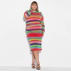 Pride Adult Rainbow Gradient Midi Mesh Dress - 3 of 3