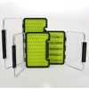 Portable Fishing Tackle Box, Waterproof Tackle Trays, Transparent Fishing Tackle Storage Organizer Boxes With Insert Function green large triangle - 3 of 4