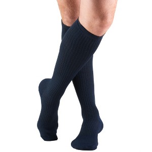Truform Compression Socks, 15-20 mmHg, Men's Gym Socks, Knee High Over Calf Length - 1 of 4
