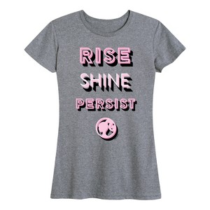 Women's - Barbie - Rise Shine Persist Short Sleeve Graphic T-Shirt - 1 of 4