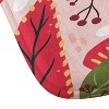 Avenie Abstract Floral Poinsettia Red Memory Foam Bath Mat - Deny Designs - 3 of 4